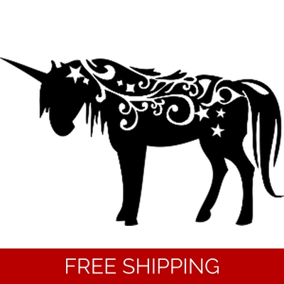 Unicorn stars Die Cut Vinyl Decal sticker